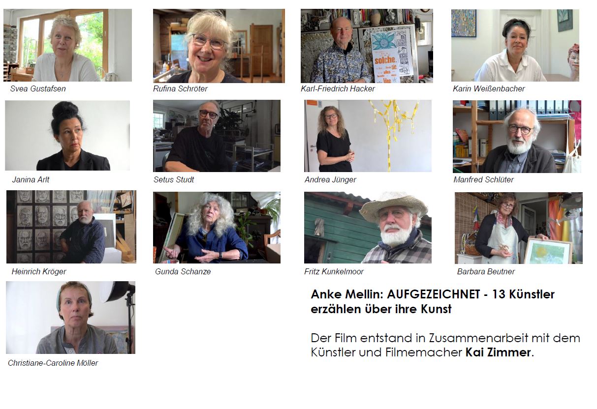 13 Künstler die bei den Veranstaltungen anwesend sein werden