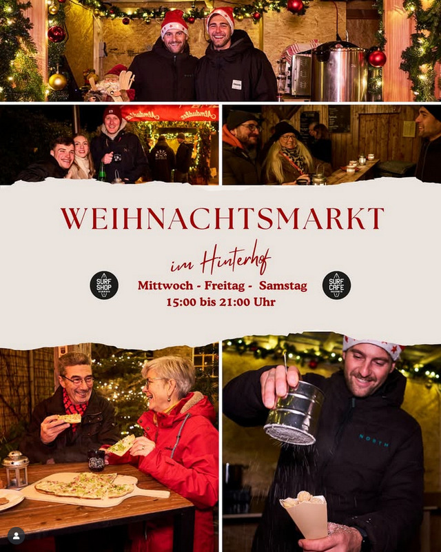 Weihnachtsmarkt im Hinterhof