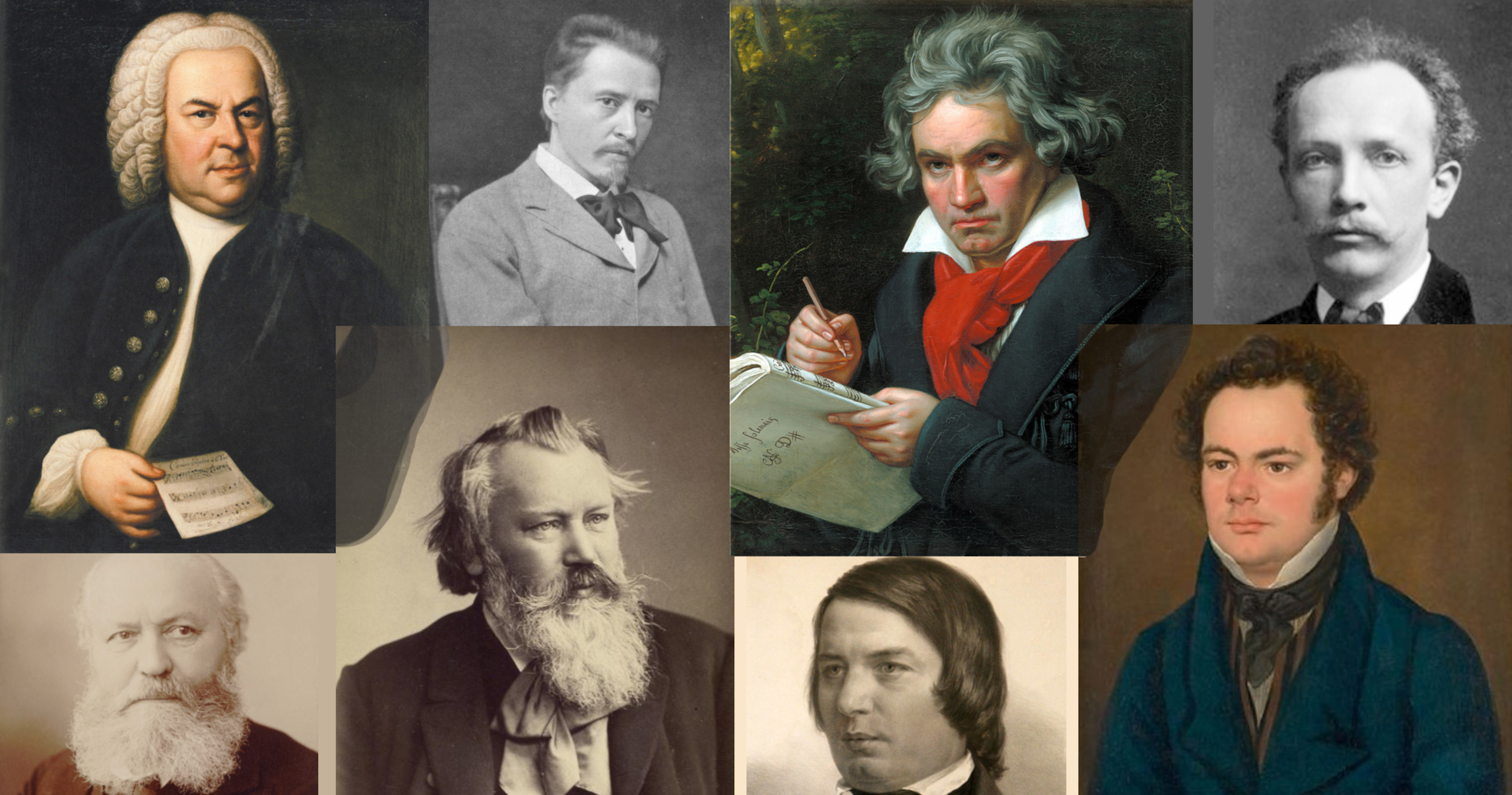Klassische Komponisten Collage