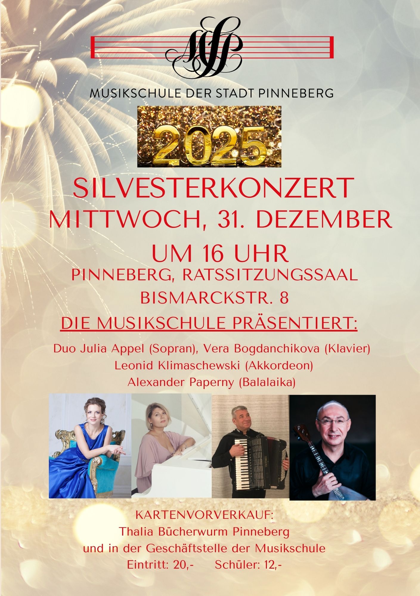 Plakat Silvester Konzert