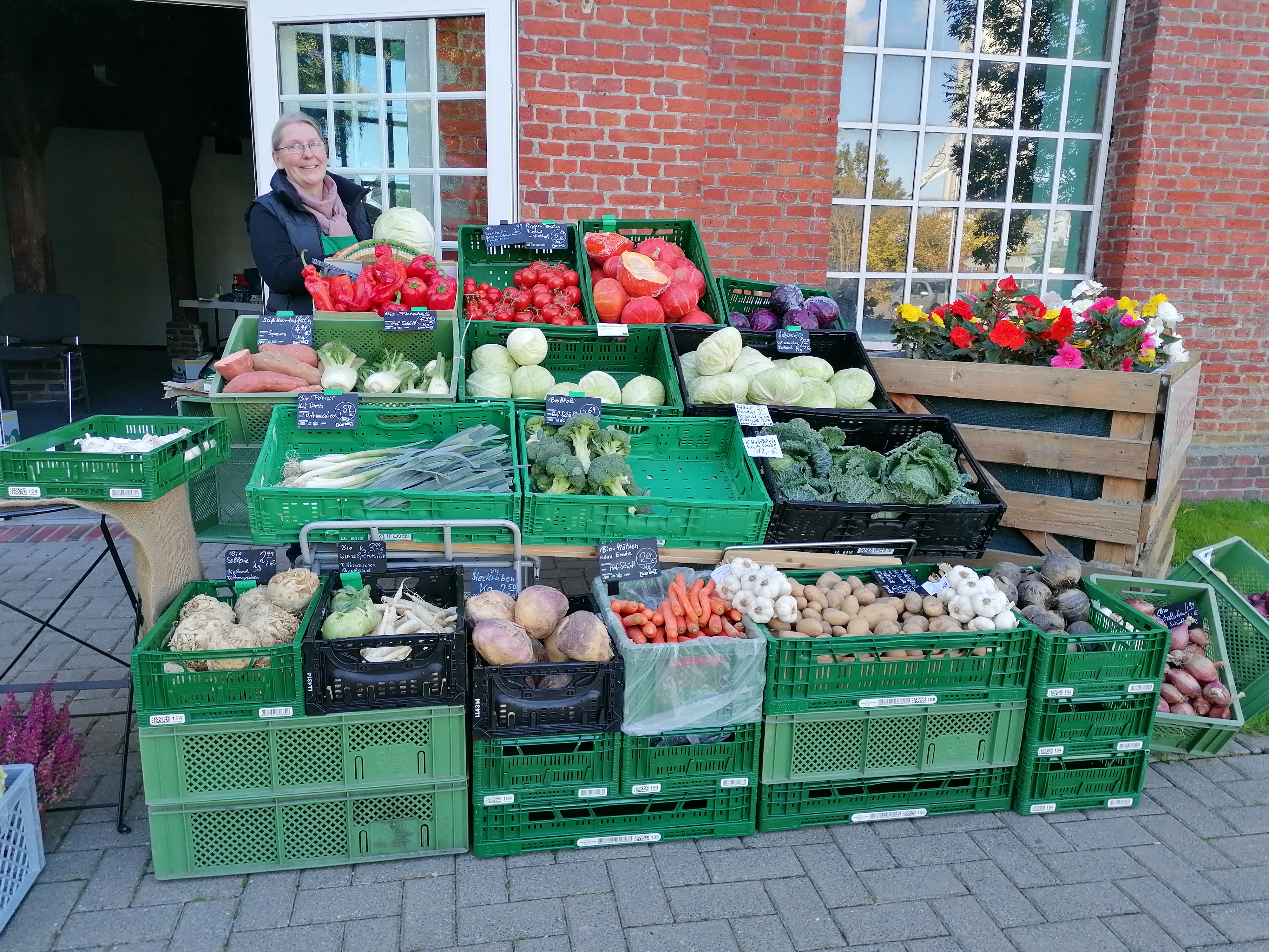 Kohlmarkt Wesselburen zu den 40. Dithmarscher Kohltagen