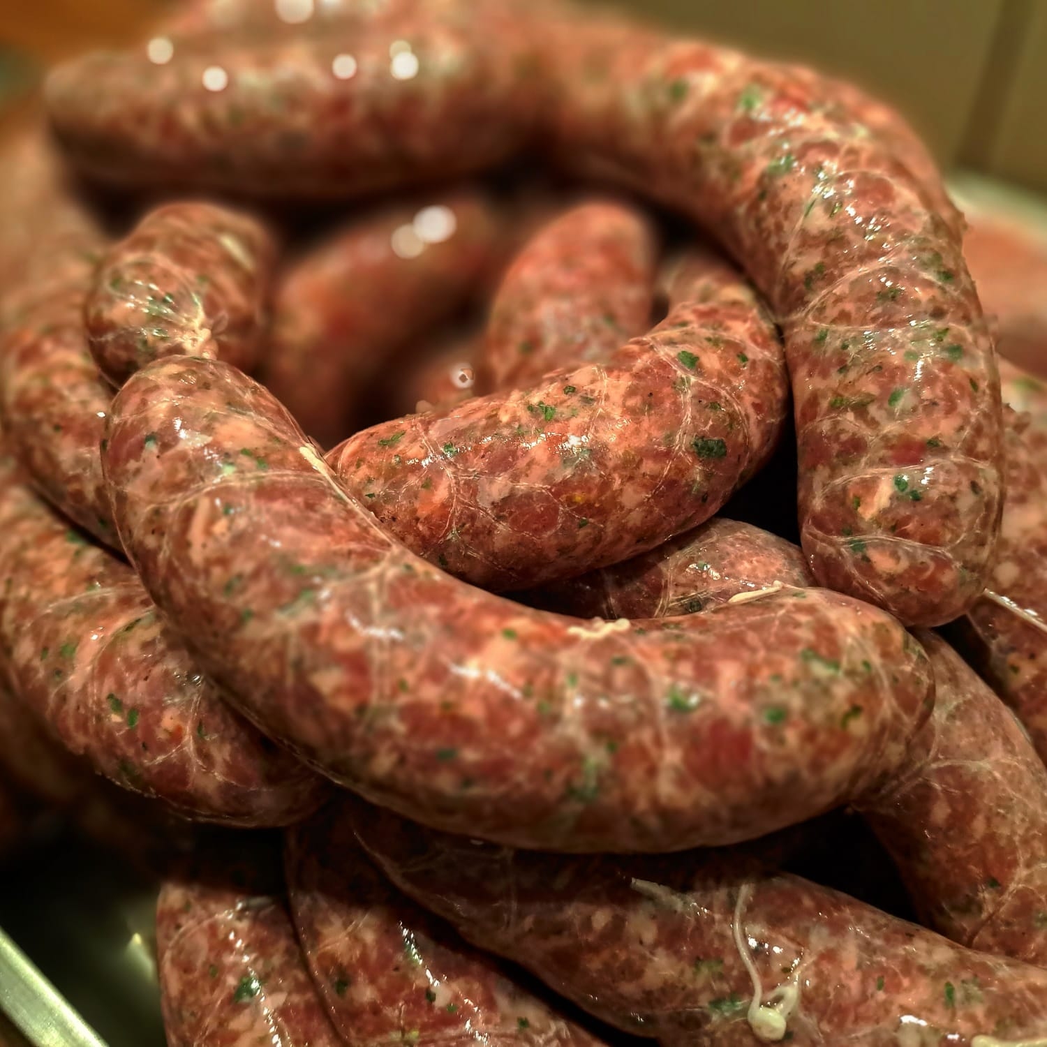 frische Wildbratwurst