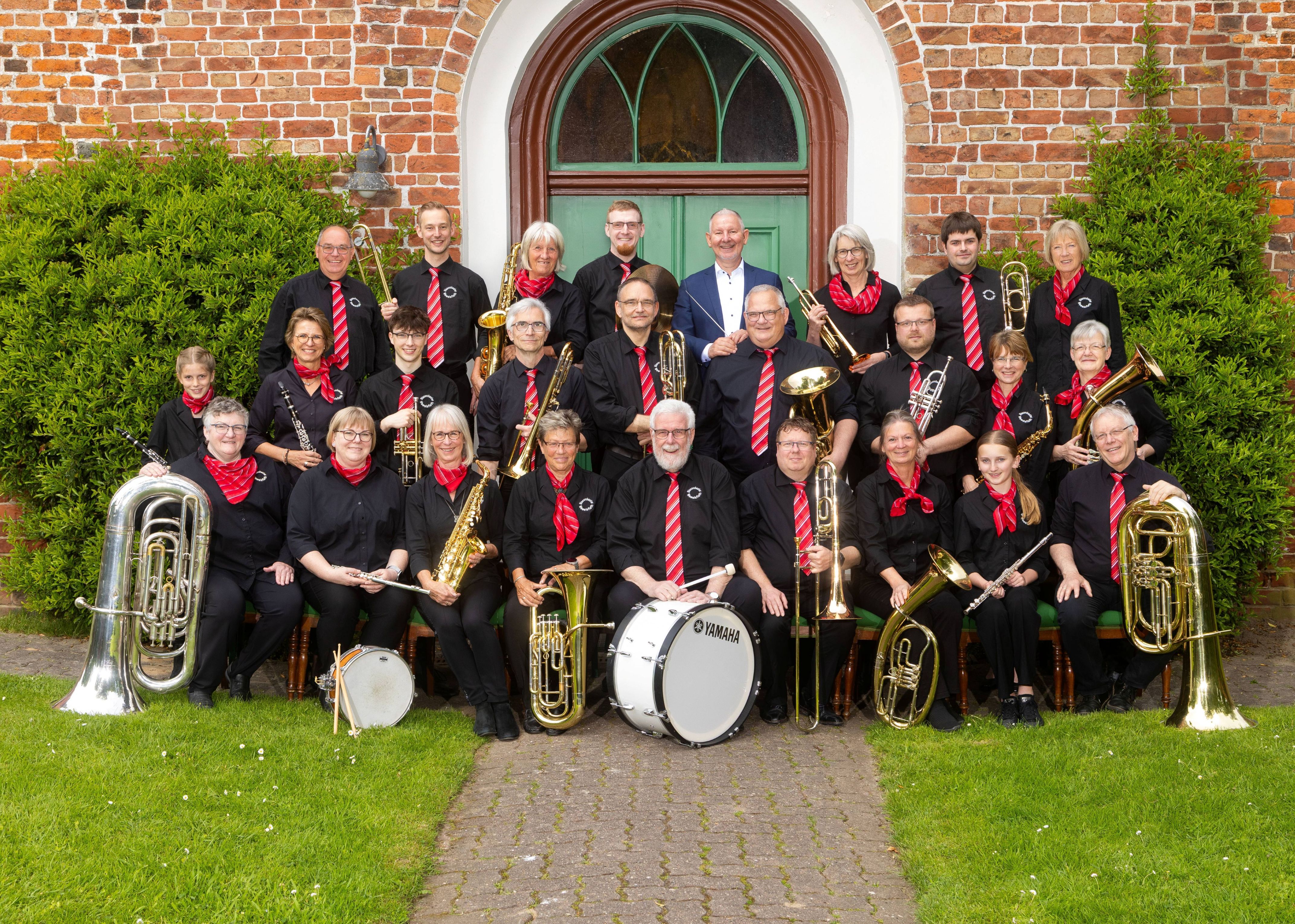 Das Blasorchester Wewelsfleth tritt am 19.April 2026 in der Stadtkirche auf