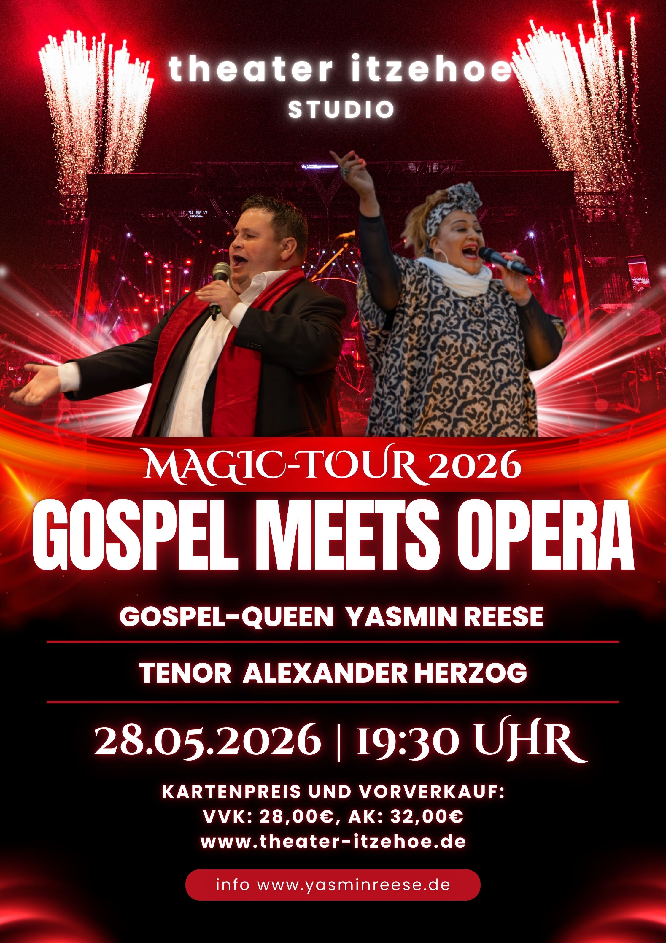 Tour Plakat - Gospel meets Opera theater Itzehoe