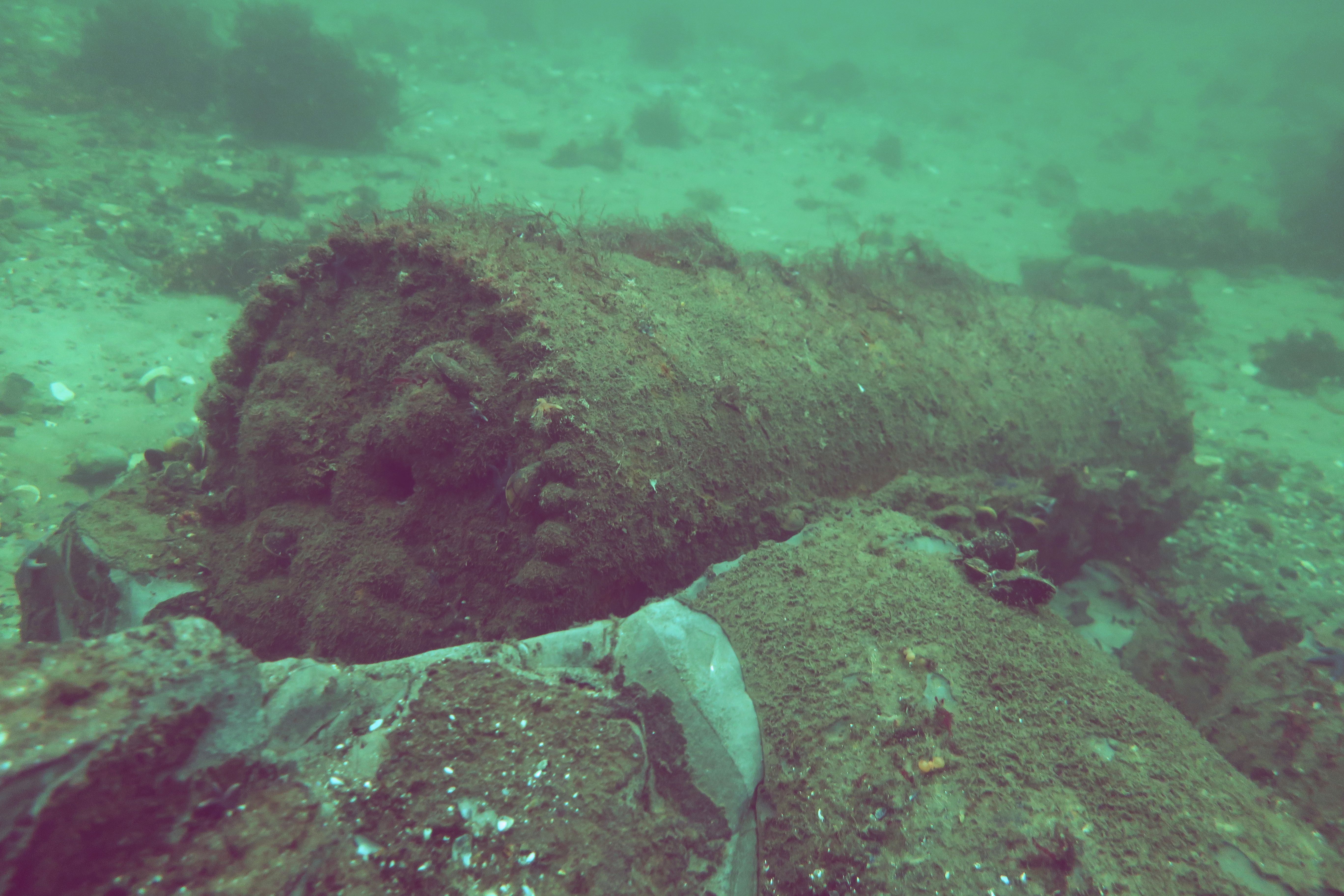 Grundmine in der Ostsee