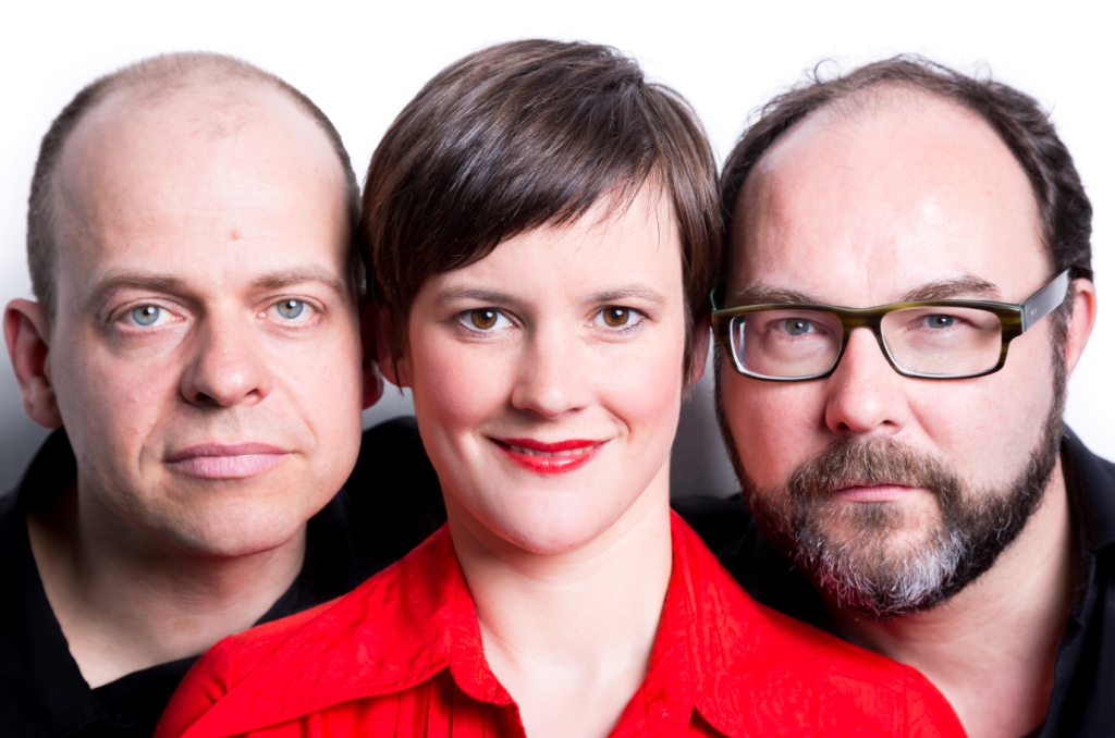 Die drei Musiker v.l. Olaf Koep, Ninon Gloger, Johannes Huth