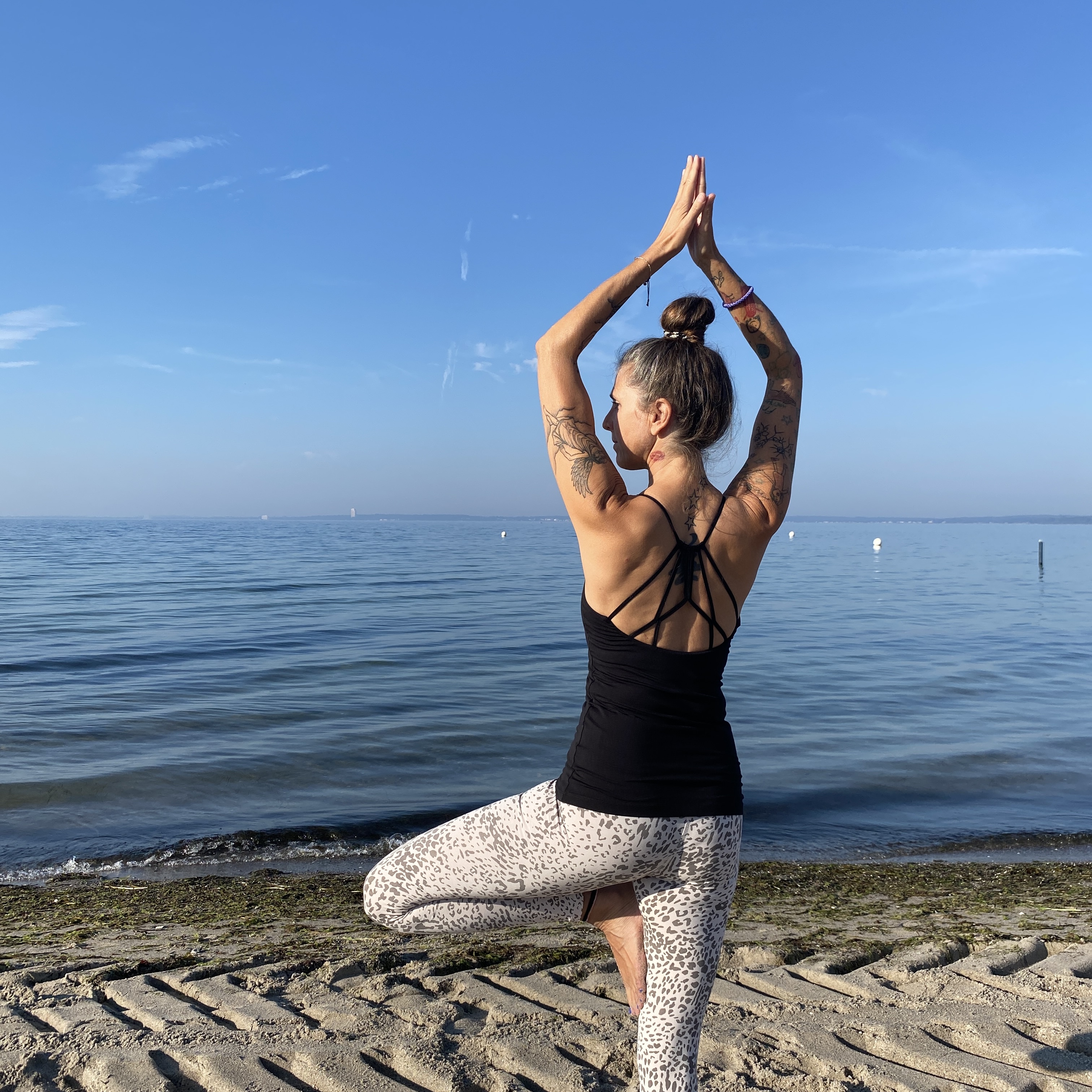 Yoga am Strand