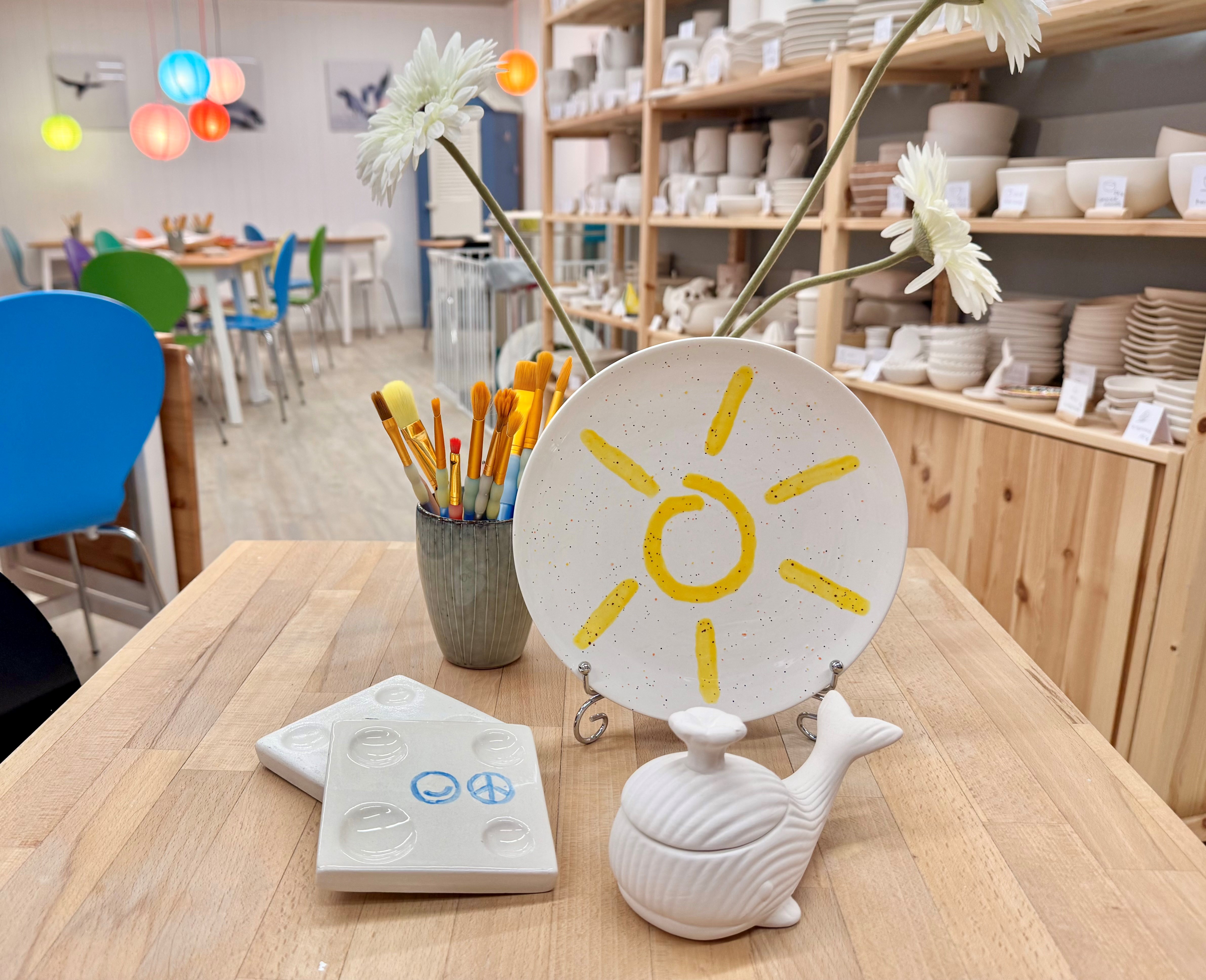Die Sonne geht auf - Keramik-Workshop