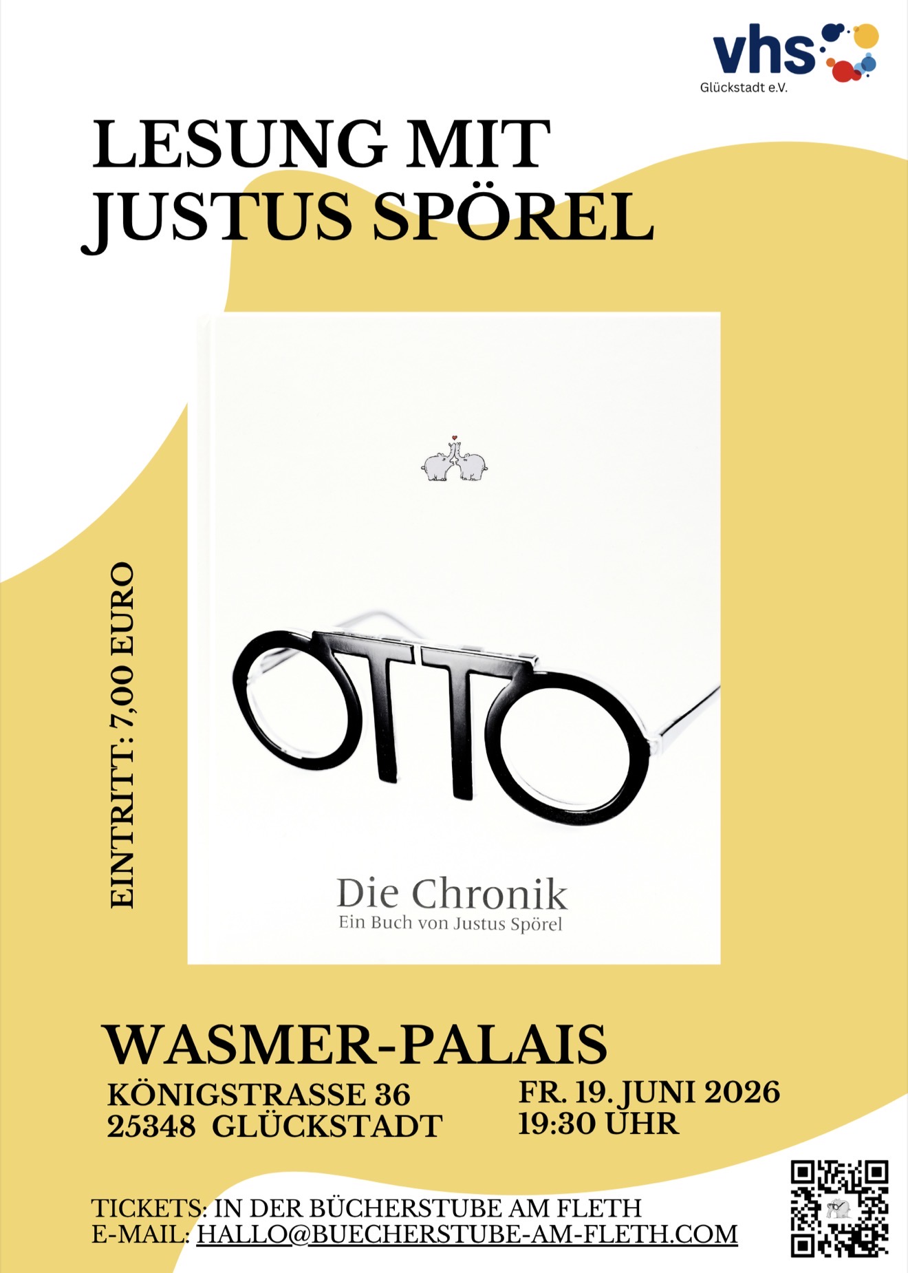 Lesung mit Justus Spörel