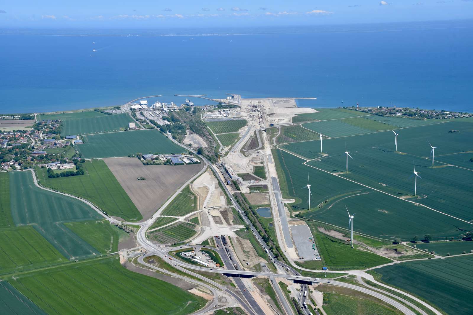 Baustelle Fehmarnbelt-Tunnel