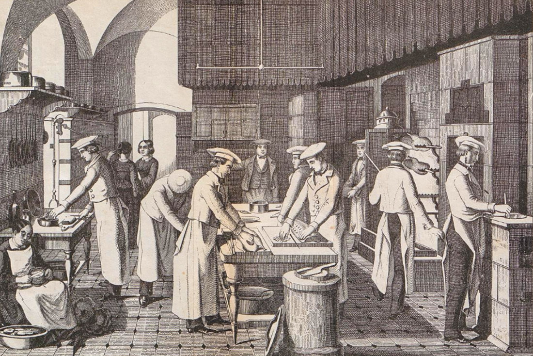 Küche im königlichen Schloss in Berlin
