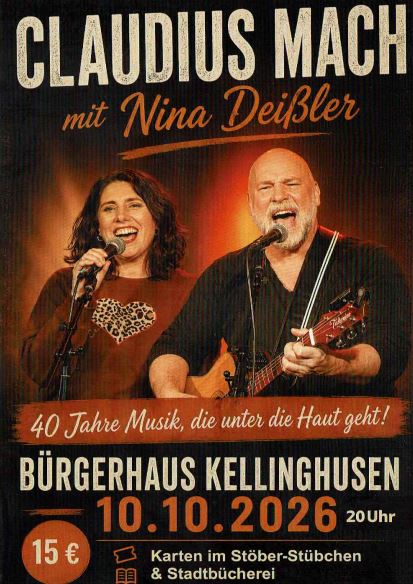Konzert Claudius Mach mit Nina Deißler