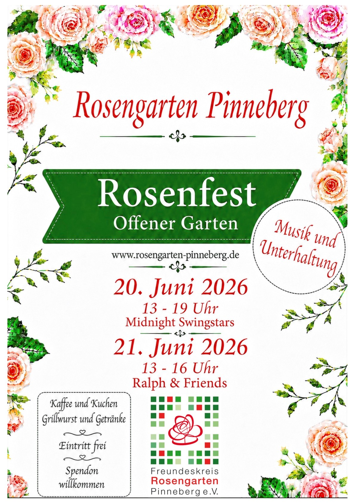 Rosenfest Plakat