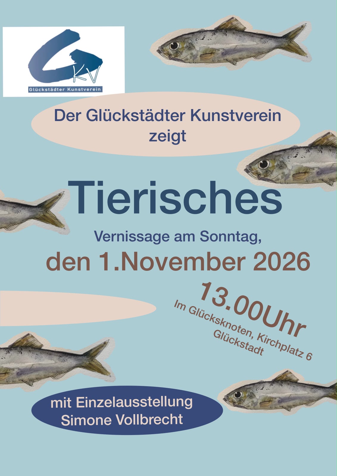 Themenausstellung "Tierisch" - Glückstädter Kunstverein