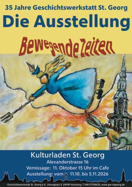 Vernissage Ausstellung im Kulturladen St. Georg Hamburg ab dem 11.10.2026