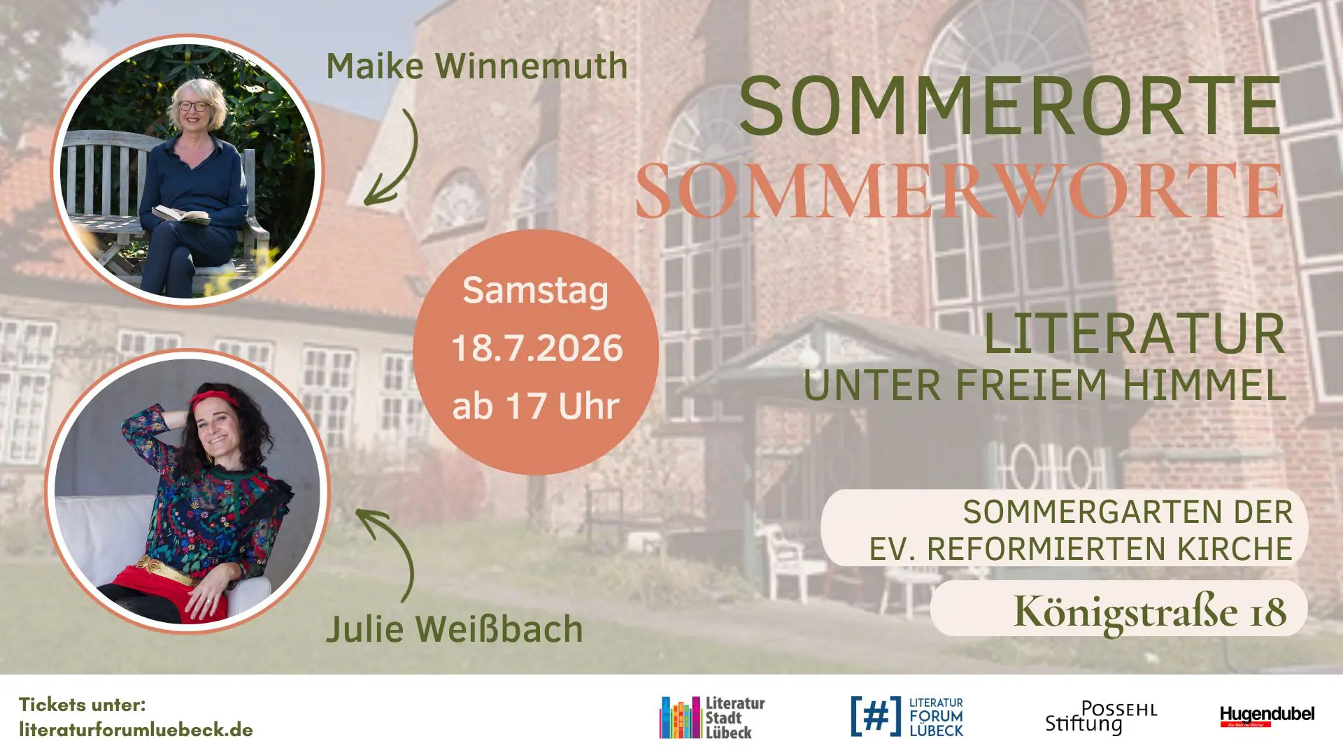 Lesungen Meike Winnemuth / Julie Weißbach