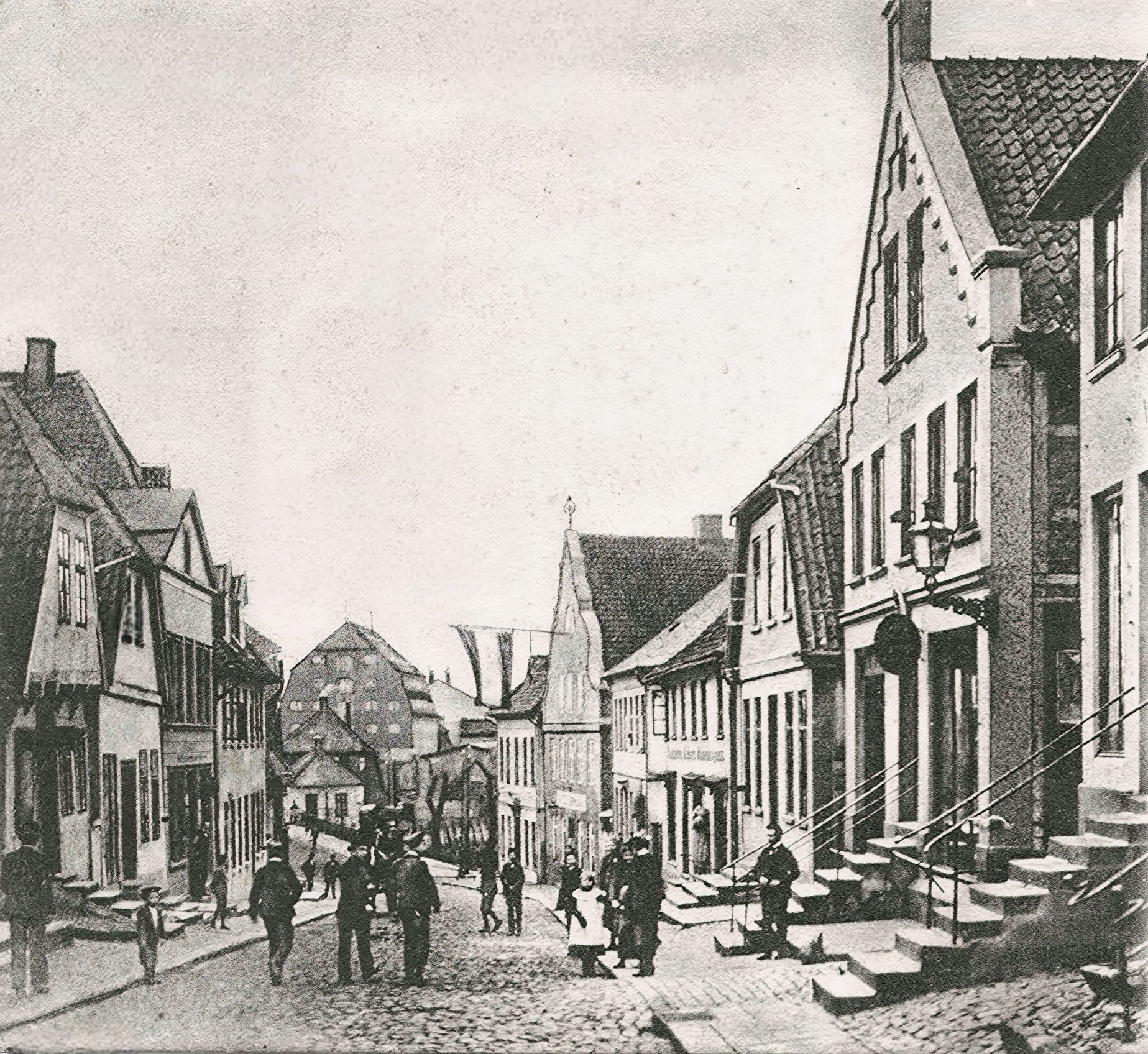 Brückstraße Neustadt in Holstein 1902