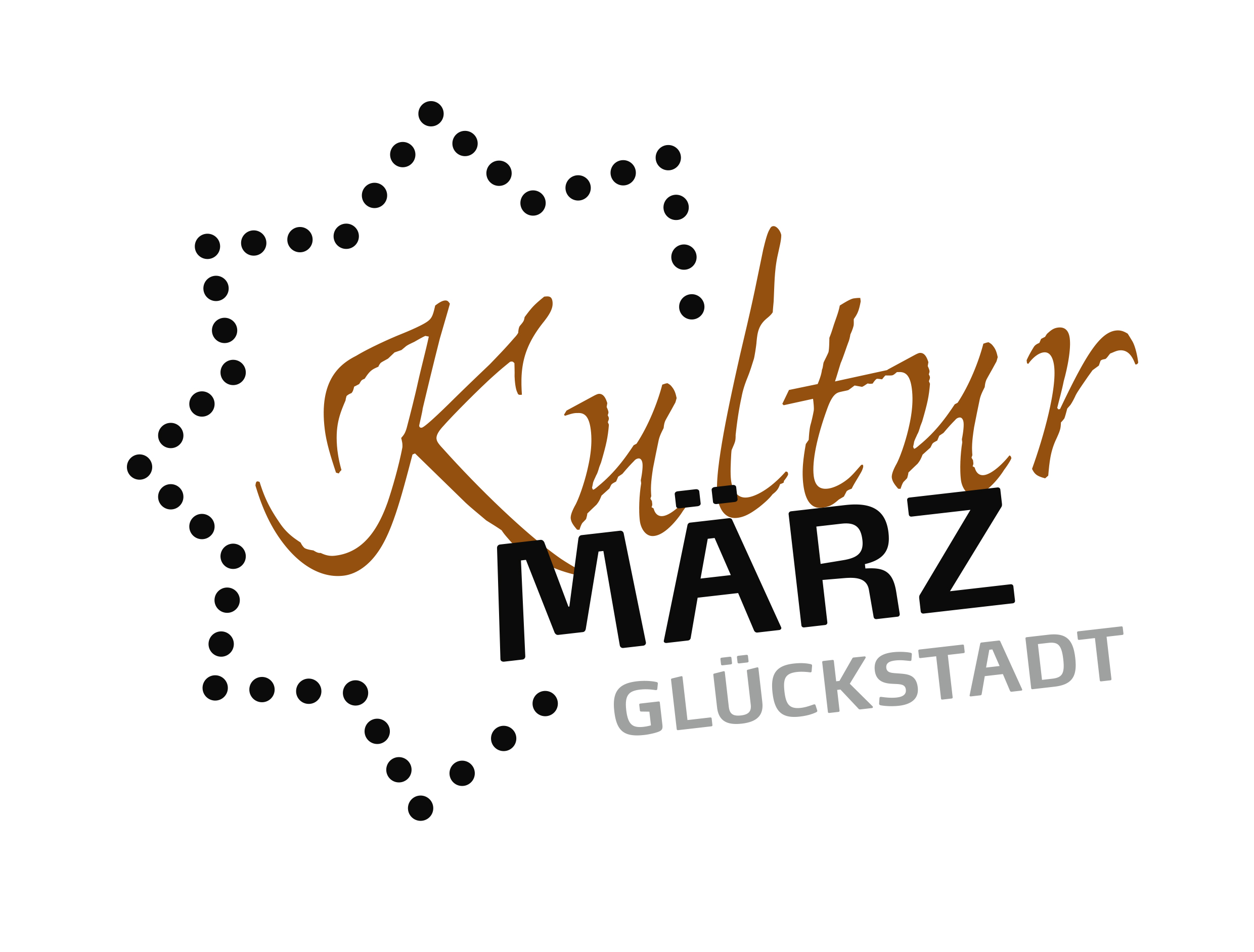 KulturMärz Logo zeitlos-weiss