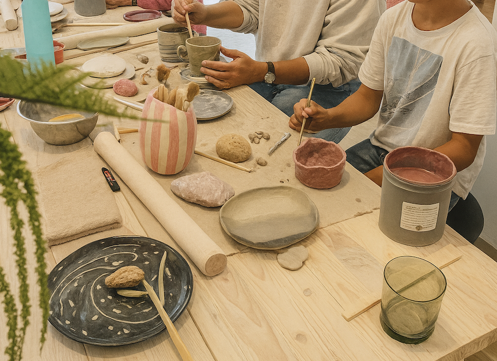 Töpfern Eltern & Kind