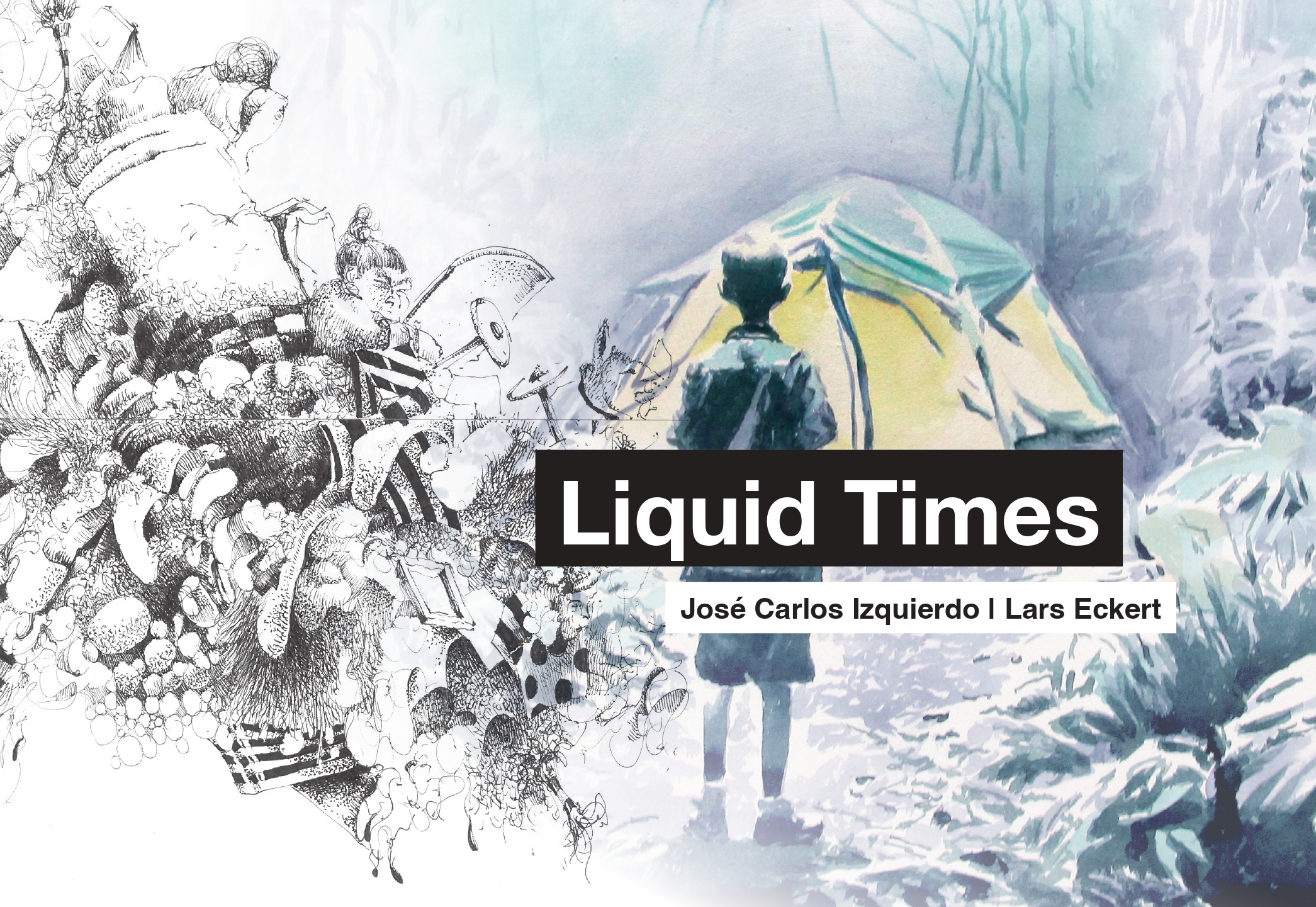 Einladungskarte "Liquid Times"