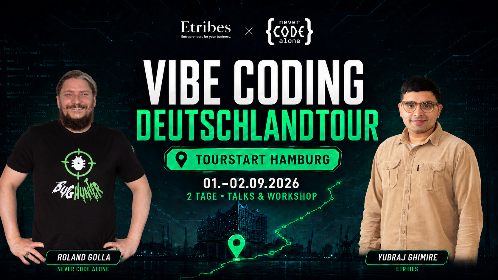 Kostenloses Entwickler-Meetup: Vibe Coding & KI-Code produktionsreif machen