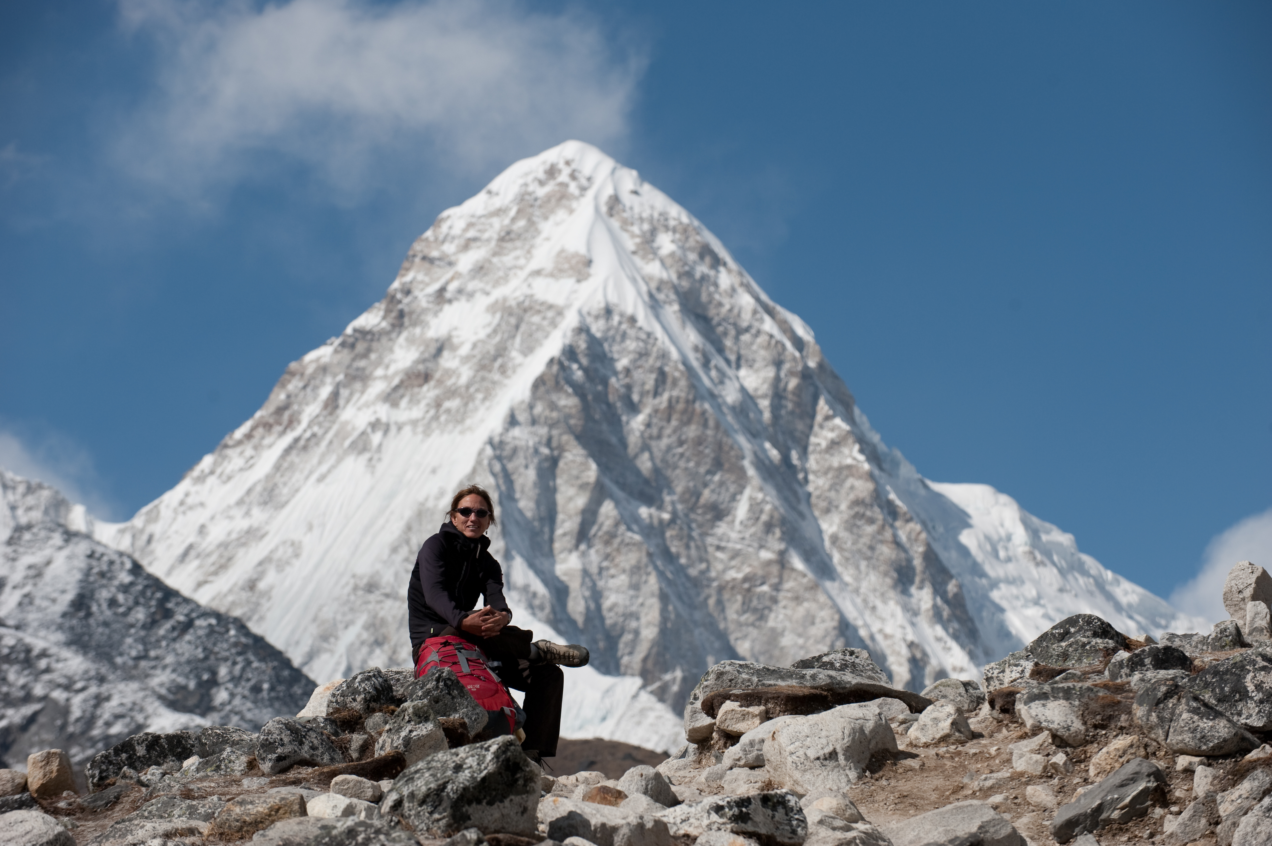Everest Billi vor Pumori Alex Treadway