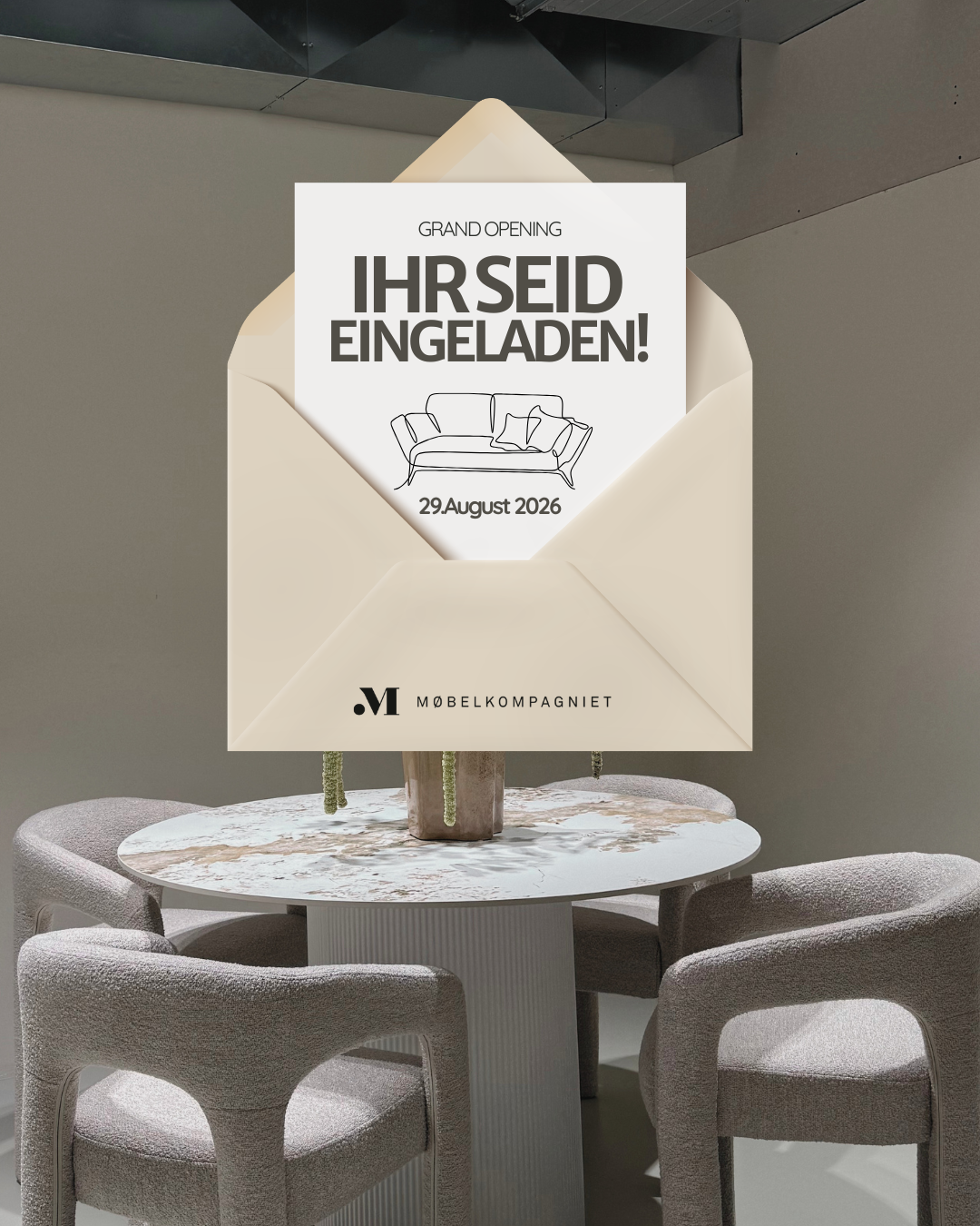 Große Eröffnung des Møbelkompagniet Showrooms in Altona