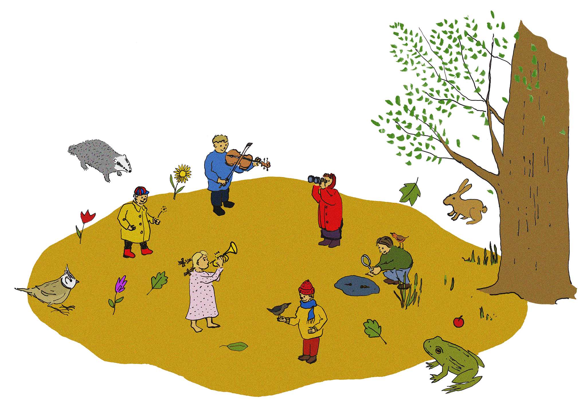 Mozart in der Wilden Natur-Konzertgrafik