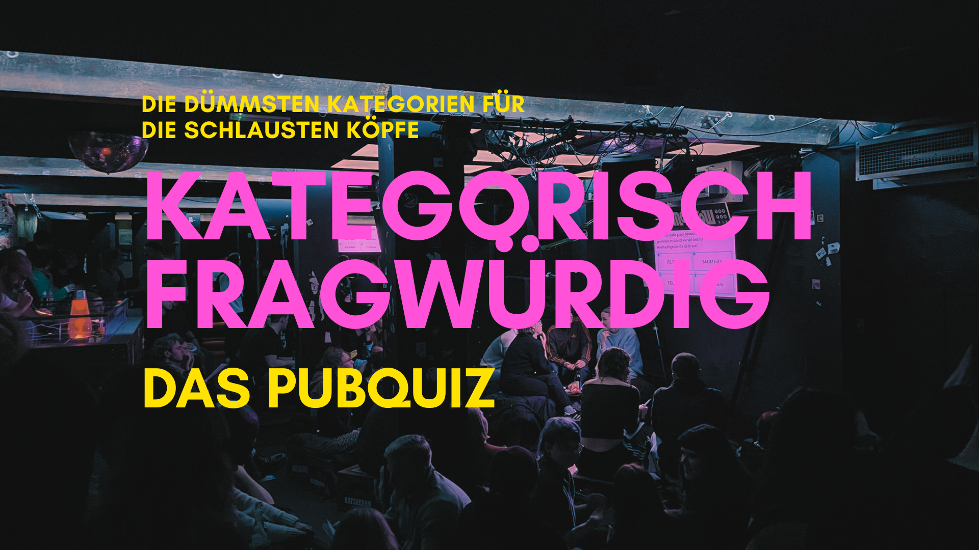 Pubquiz in der TOP10 Bar im Molotow