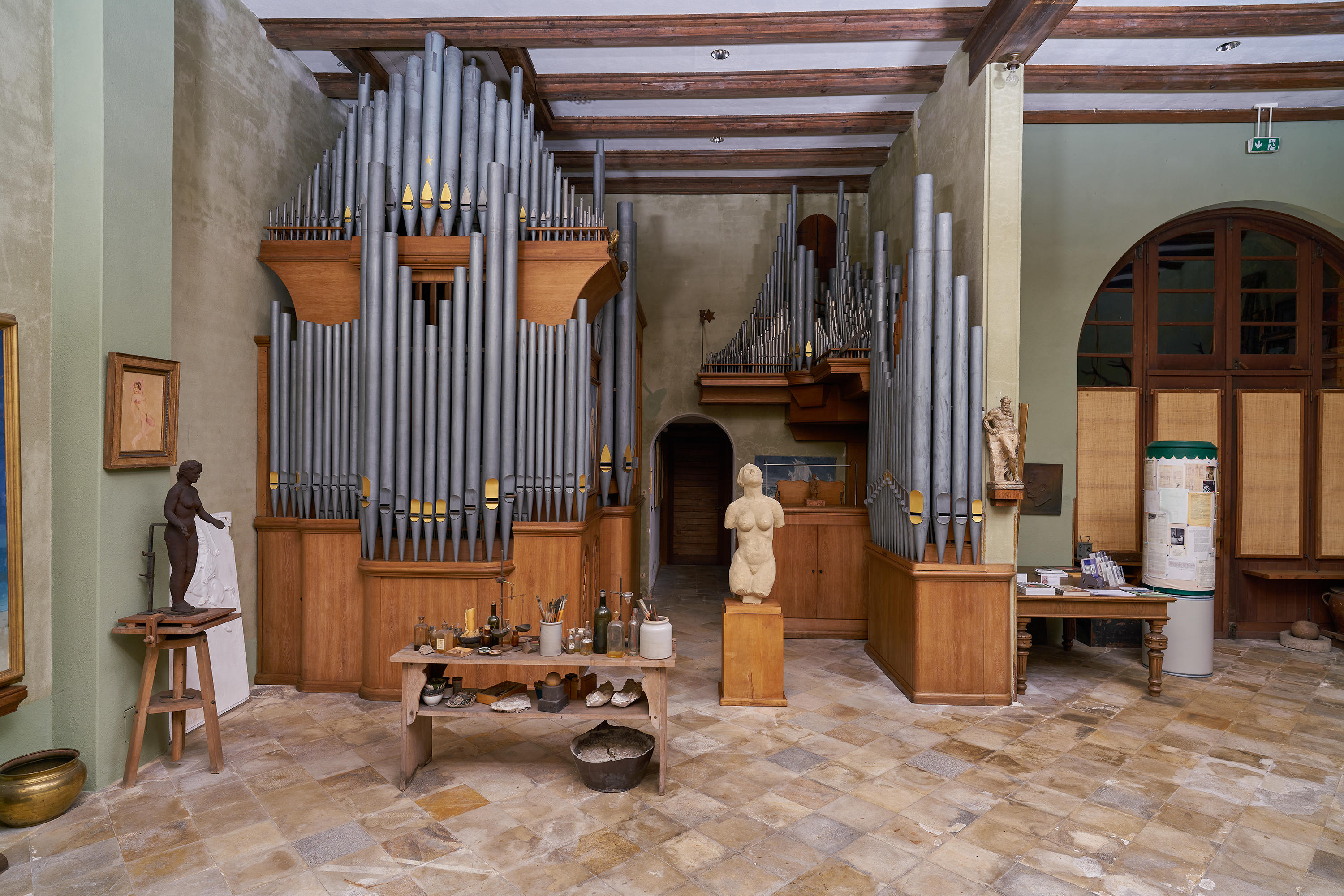 Künstleratelier von Hugo Körtzinger mit Walcker-Orgel Opus 2576
