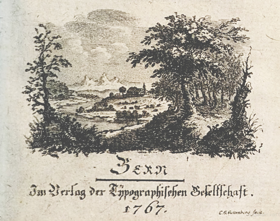 Die Schweizer Reise des Eutiners Christian Cay Lorenz Hirschfeld im Jahre 1765-67